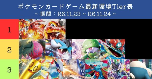 ポケカ最強デッキランキング！最新環境Tier表と参考レシピ！